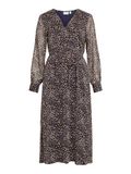 VILA Vifalia V-hals L/S midi-jurk - Noos/Dc