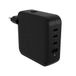 HYPER HJ1002BKWWGL 100W GaN chargeur rapide pour ordinateur portable, smartphone, tablette, noir