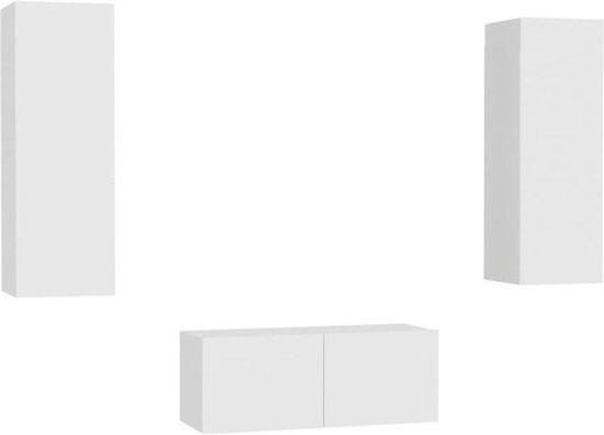 vidaXL 3-delige Tv-meubelset