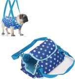 Allecto plus Harnais pour chien pour soutien corporel des chiens âgés et handicapés - Respirant et lavable - Bleu