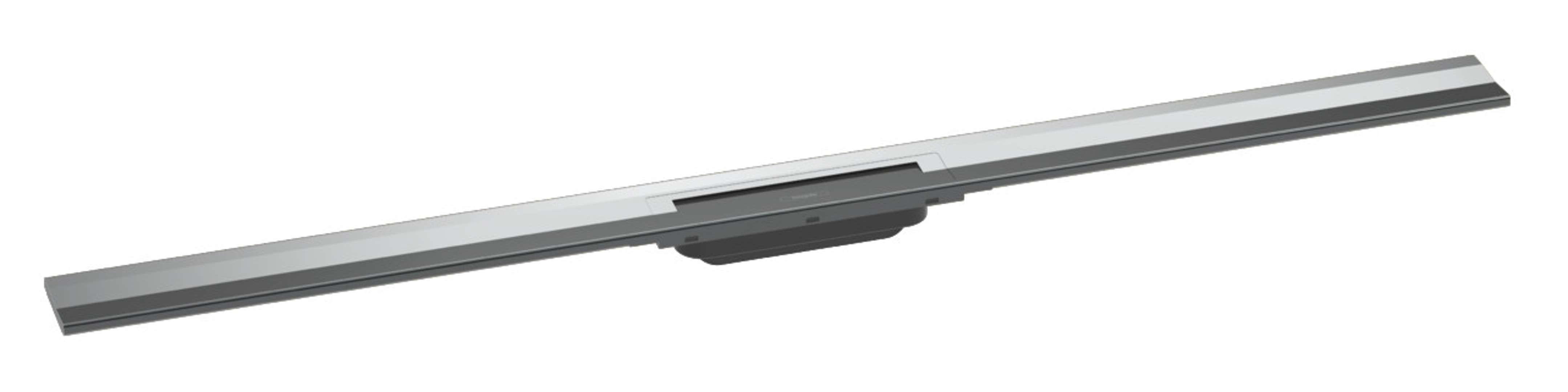Hansgrohe RainDrain Flex - Douchegoot met rvs rooster 1200, wandmodel, inkortbaar, chroom