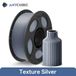 StarTech Filament voor 3D-printers - PLA 1,75 mm - Geschikt voor FDM 3D-printers - Verpakking van 10 kg - Textuur: zilver