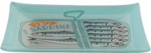 Boltze Home Assiette Sardine 19,5x15x2cm