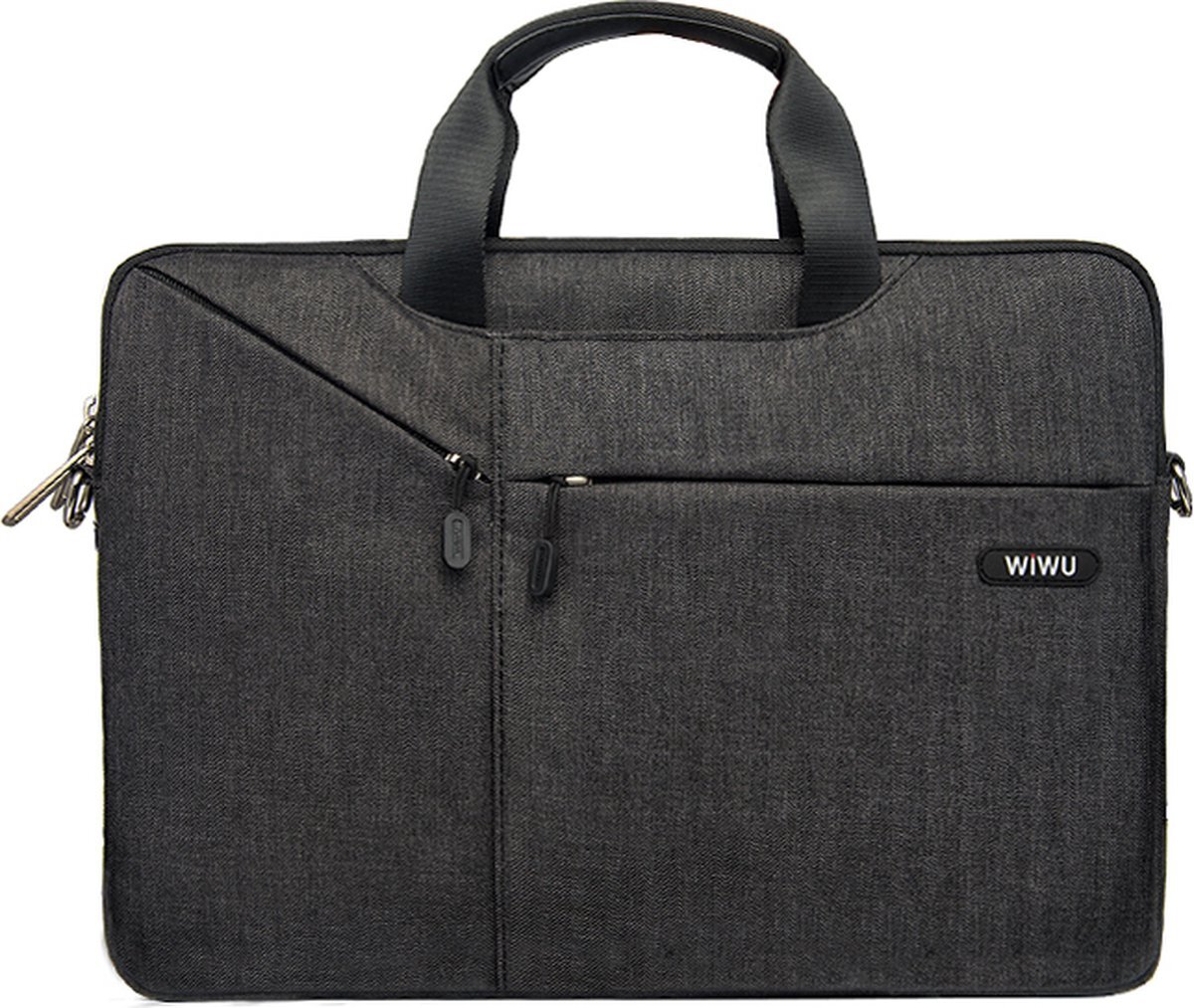 WiWu Zakelijke laptop tas tot 15.6 inch - MacBook tas - Zwart