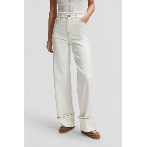 Lee Wide Leg Jeans Ecru