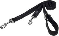 ROGZ FOR DOGS Lumberjack Multipurpose Hondenriem - Zwart - 25mm x 1.6mtr