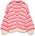 VERO MODA VMMAYBE STRIPE LS OPEN CARDIGAN NOOS Cardigan Femme M Chintz Rose