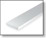 Evergreen Modelbouwdecoratie - 8610 HO Strip 1,6mmX2,84mmX35cm - 10 stuks Styreen