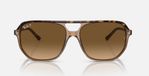 Ray Ban Bill One Sonnenbrille Havanna Transparent Braun Polarisiert