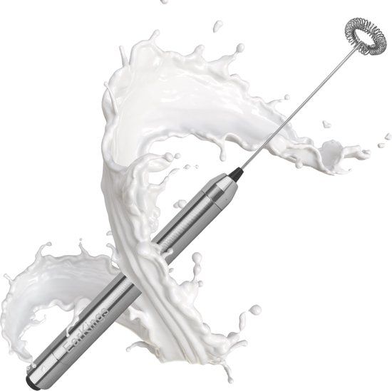 EarKings Melkopschuimer - Elektrisch - RVS - Zilver/Grijs