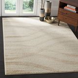 Safavieh Modern Wave Distressed Woven Indoor Rug Adirondack, in Ivory, 122 X 183 cm