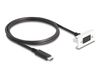 Delock 81386 USB-kabel USB 3.2 Gen 2 (3.1 Gen 2) 1 m USB C 10 Gbit/s Zwart