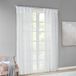 Madison Park DIY Twisted Tab Sheer Window Gordijnpaneel Paar Voile Privacy Drape voor Slaapkamer, Woonkamer, 50 "x 63", Wit, 2 Count