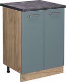 Vicco R-Line Keukenonderkast – 60 cm, WB Antraciet Blauw-grijs