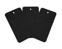Kortpack B.V. Kortpack PVC labels 120mm x 65mm - Zwart - 1000 stuks