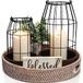 Rustieke boerderij lantaarn decor - stijlvolle decoratieve lantaarns voor uw woonkamer, open haard mantel of keuken eettafel - moderne luxe schoonheid voor uw hele huis