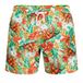 Blackspade Badeshorts Summer Prints met kort been, oranje, gebloemd, heren, maat S
