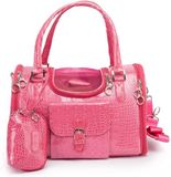 Merkloos / Sans marque Bealive® Dieren draagtas - Roze - Nylon - 40 x 26 x 20 cm - Max. 5 kg