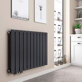 EMKE Design-radiator, 630 x 850 mm, horizontaal antraciet