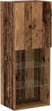 vidaXL Tv-meubelset 40,5 x 30 x 102 cm oudhout bewerkt hout