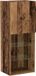 vidaXL Tv-meubelset 40,5 x 30 x 102 cm oudhout bewerkt hout