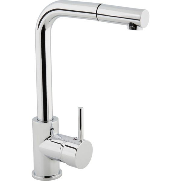 Nemo Go Cocoon Keukenmengkraan - Chroom - Met Uittrekbare Sproeier - FF6236