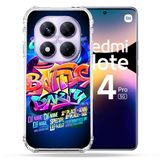 Cokitec Versterkte hoes voor Xiaomi Redmi Note 14 Pro 5G Street Art Rap