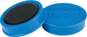 Nobo Magnetische Whiteboard Magneten - Pak Van 10 Stuks - 38mm Magneten - Blauw