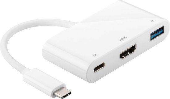 Microconnect 0.2m USB C - USB/HDMI/USB HDMI, 2 x USB Wit