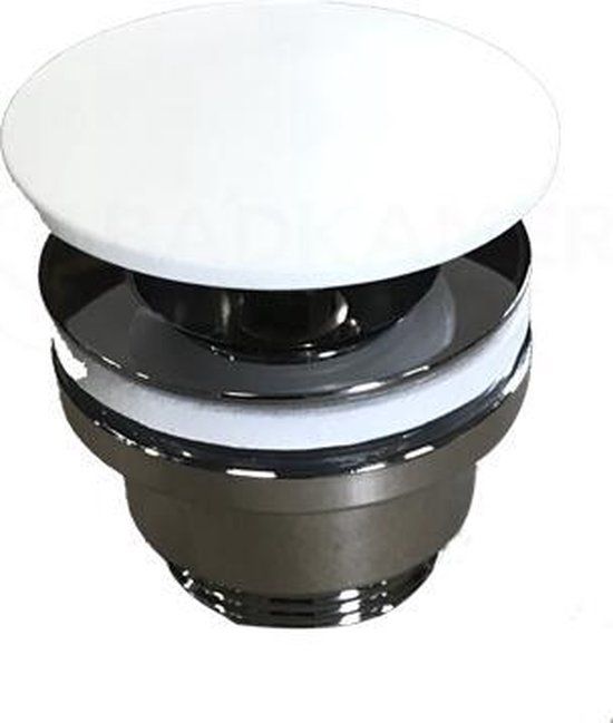 Sani Royal Luxe Clickwaste 5/4" Universeel Solid Surface - Wit - Solid Surface