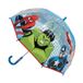 Avengers Parapluie transparent pour enfants, 45 cm, 100% POE, fibre de verre, bleu