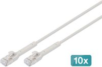 Digitus DK-1632-A-030B-10 netwerkkabel Grijs 3 m Cat6a F/FTP (FFTP)