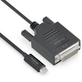 PureLink IS2211-015 USB Type-C naar DVI-D kabel adapter 1,5 m Zwart