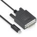 PureLink IS2211-015 USB Type-C naar DVI-D kabel adapter 1,5 m Zwart