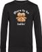 Merkloos / Sans marque Ballin Heren Sweaters met Ballin Est. 2013 Born To Be Sweater Print - Zwart - Maat XXL