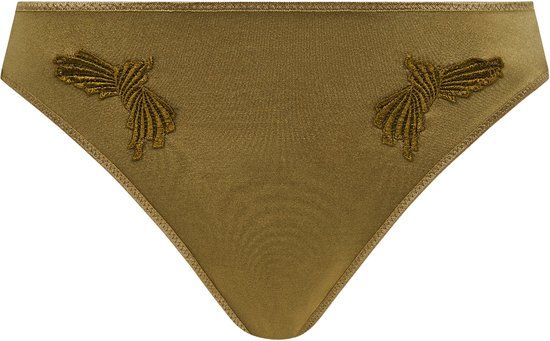 Chantelle Lingerie - Dames - Slips - Maat 42 - Polyamide/Elastaan - Mosgroen