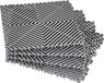 Vevor 12 x Drainage Mat Garage Vloertegels Modulair In elkaar grijpend 31x31cm