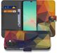 B2Ctelecom Samsung Galaxy A17 Book Case Polygon Color Met 3 Pasjes en Kunstzinnig Design