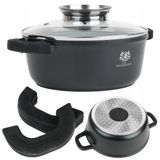 Karl Hausmann Granieten Pan 2.3L met Greblon C3 Anti-aanbaklaag & Siliconen Handvatten