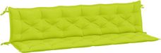 vidaXL Tuinbankkussens 2 stuks 200x50x7 cm Oxford stof Heldergroen
