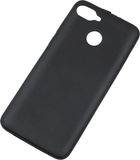 Krüger&Matz FLOW 6 Serie - Siliconen Telefoonhoesje - Zwart