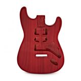 Gear4music Elektrische Gitaar Body, Transparent Red