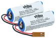 Vhbw 2x Batterie Compatible Avec Le Blond 77 Cnc Router Système De Contrôle (2000mah, 3v, Li-ion)