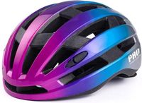 Pro Sport Lights Fietshelm Performance Koers Dames Roze/Grijs Maat M