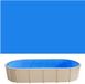 VEVOR Zwembadfolie 3,6 x 6,2 m Blauw PVC
