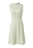 Comma - Mouwloze viscose jurk - Saliegroen - Maat 36