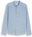 Tom Tailor - Regular fit overhemd met linnen - Maat XXL - bleeched blue chambray