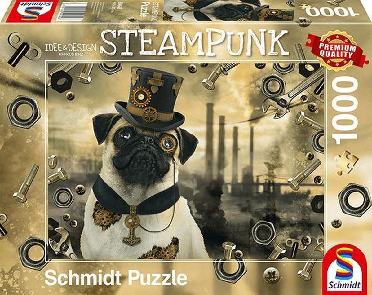 Schmidt Steampunk Hond, 1000 stukjes Puzzel