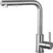 KitchenQuality Évier en acier, 31x26 cm, acier inoxydable, brossé, extractible, avec clapet de vidange