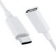 PremiumCord USB-C-verlengkabel, supersnelle datakabel USB 3.2 van de eerste generatie tot 5 Gbit/s, oplaadkabel 60 W, type C-bus naar stekker, wit, lengte 2 m